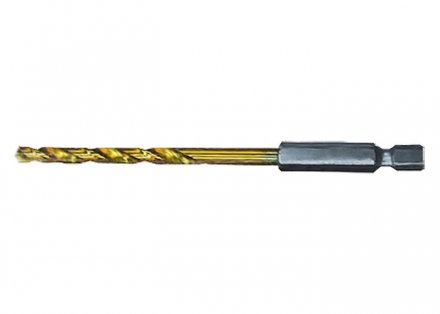Сверло по металлу 2 мм HSS нитридтитановое покрытие 6-гранный хвостовик MATRIX 717202 купить в Екатеринбурге