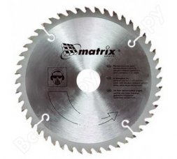 Пильный диск по дереву 160 х 20мм 48 зуба + кольцо 16/20  MATRIX  Professional 73212