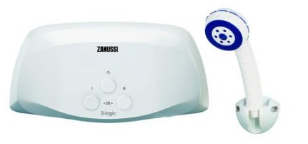 Водонагреватель проточный ZANUSSI 3-logic 3.5 S душ купить в Екатеринбурге