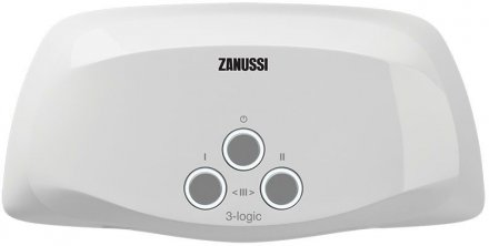 Водонагреватель проточный ZANUSSI 3-logic 3.5 TS душ и кран купить в Екатеринбурге