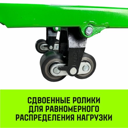 Тележка гидравлическая ручная HITCH REGULAR 2000KG 1150*550мм (полиуретановые ролики) купить в Екатеринбурге