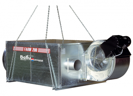 Подвесной дизельный теплогенератор BALLU FARM 115 M/С oil купить в Екатеринбурге