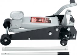 Домкрат гидравлический подкатной 3.5 т h подъема 145–490 мм с педалью MATRIX MASTER 51045