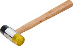 Молоток рихтовочный бойки 35 мм комбинированная головка деревянная ручка SPARTA 108305