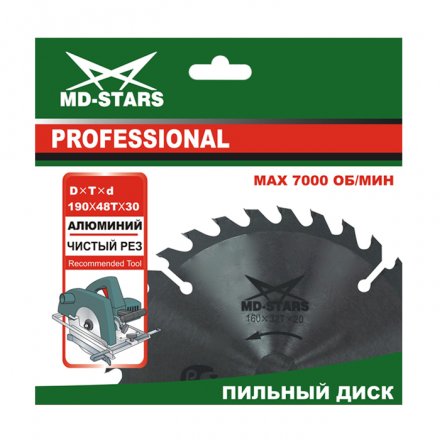 Пильный диск MD-STARS (профессионал) алюминий PPA2104830 купить в Екатеринбурге