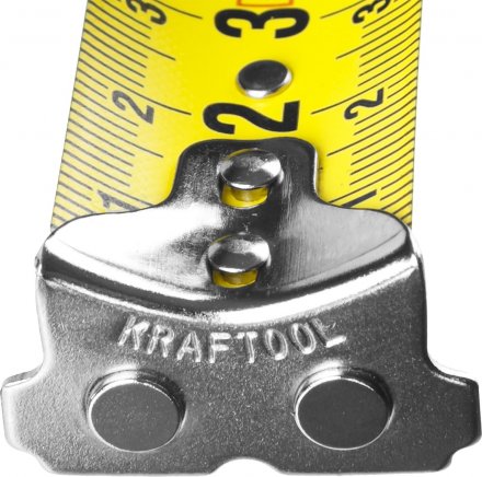 Рулетка KRAFTOOL GRAND, обрезиненный пластиковый корпус, 5м/25мм 34022-05-25 купить в Екатеринбурге