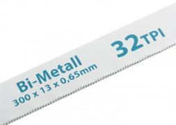 Полотна для ножовки по металлу 300 мм 32TPI BiM 2шт GROSS 77728