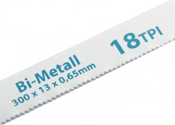 Полотна для ножовки по металлу 300 мм 18TPI BIM 2 шт GROSS 77730