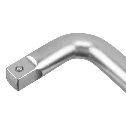 Вороток Г-образный, 300*100 мм, квадрат 3/4&quot;, CrV, матовый хром Denzel 14068 купить в Екатеринбурге