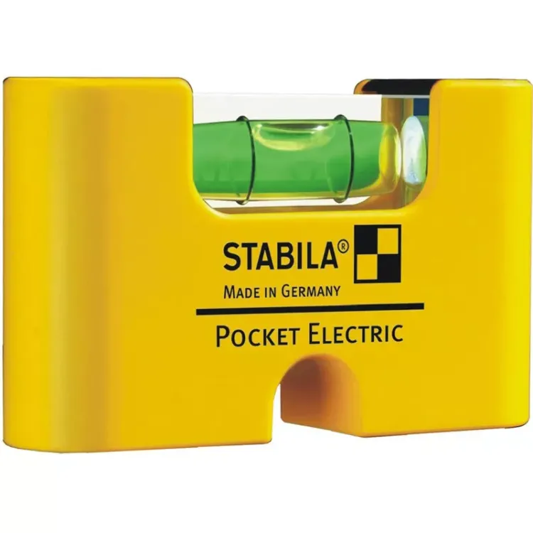 Уровень тип  Pocket Electric  70x20x40мм с магнитом и пазом под отвертку   STABILA купить в Екатеринбурге