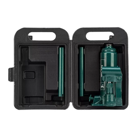 Домкрат гидравлический бутылочный Сибртех 50813, 3 т, 180-320 мм, в пласт. кейсе купить в Екатеринбурге