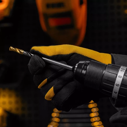 Сверло спиральное по металлу Denzel 7,0 x 109мм, Р6М5, Golden Tip, многогранная заточка 718280 купить в Екатеринбурге