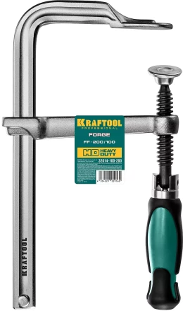 Струбцина KRAFTOOL FORGE тип F,цельнокованая 32014-100-200 купить в Екатеринбурге