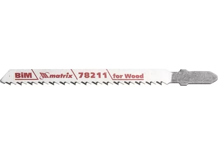 Полотна для электролобзика по дереву 3 шт T101BF 75 x 2,5мм Bimetal MATRIX Professional 78211 купить в Екатеринбурге
