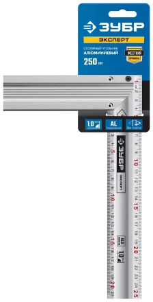 ЗУБР 250 мм, жесткий столярный угольник, Профессионал (34392-25) купить в Екатеринбурге