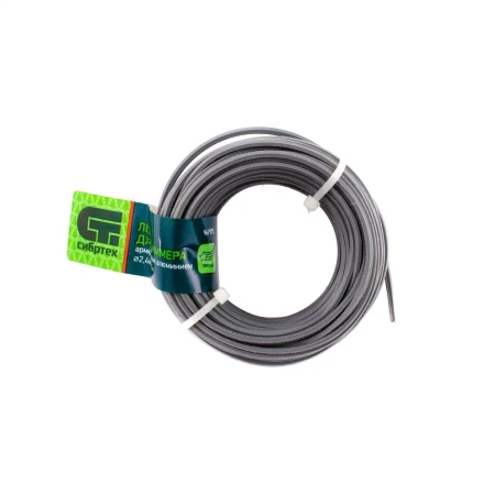 Леска для триммера звезда, армированная алюминием, 2.4 мм х 15 м, Россия Сибртех 961975 купить в Екатеринбурге