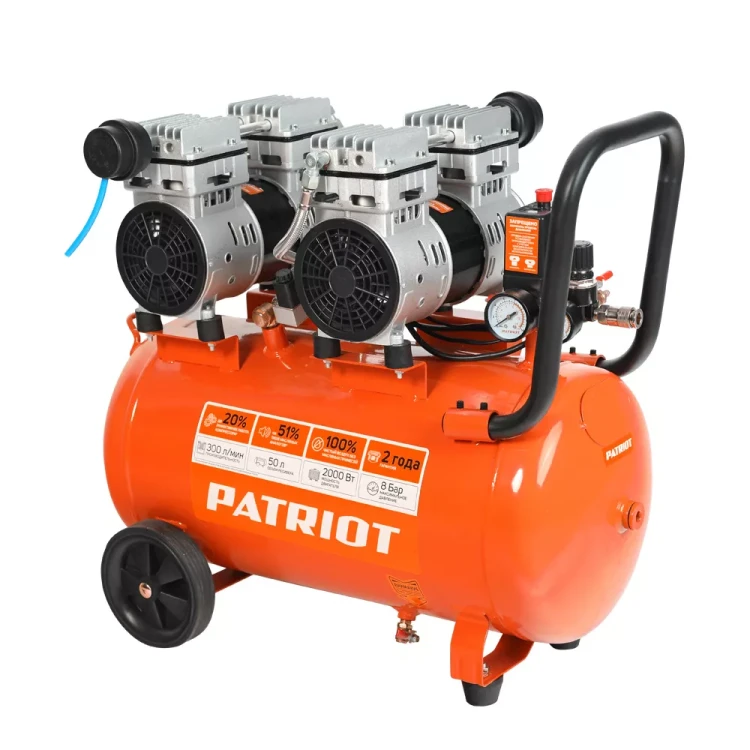 Компрессор поршневой безмасляный PATRIOT WO 50-300 купить в Екатеринбурге