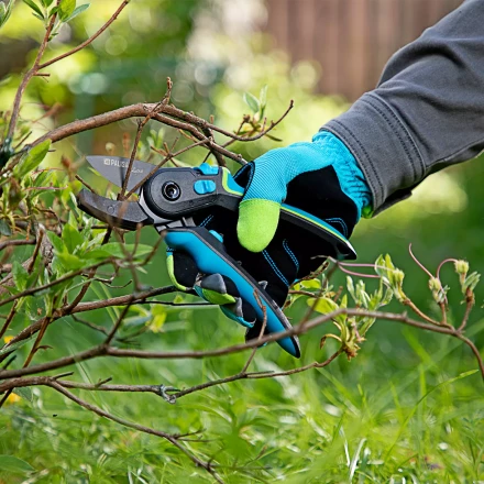 Секатор с наковальней Palisad, 220 мм, регулировка захвата, трехкомпонентные рукоятки, Luxe, 604805 купить в Екатеринбурге