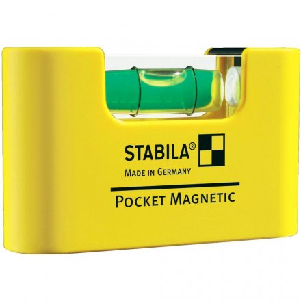 Уровень тип  Pocket Magnetic  70x20x40мм  с магнитом   STABILA купить в Екатеринбурге