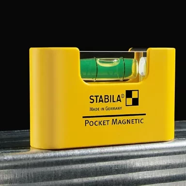 Уровень тип  Pocket Magnetic  70x20x40мм  с магнитом   STABILA купить в Екатеринбурге