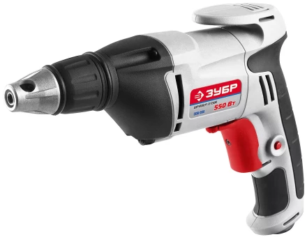 Шуруповерт ЗУБР сетевой,макс. диаметр крепежа 6мм,магнитный держатель,ремешок,0-4500об/мин,патрон HEX 1/4&quot;,550Вт ЗСШ-550 купить в Екатеринбурге