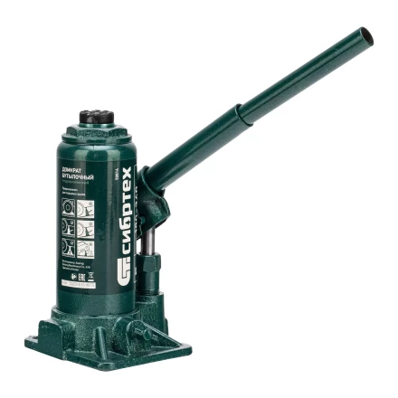 Домкрат гидравлический бутылочный Сибртех 50814, 5 т, 180-340 мм, в пласт. кейсе купить в Екатеринбурге