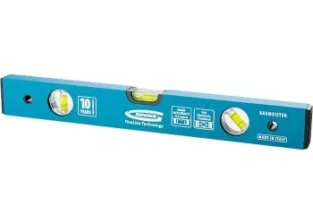 Уровень алюминиевый усиленный 2000 мм толщина профессиональный 2 мм 3 глазка  GROSS 33640 купить в Екатеринбурге