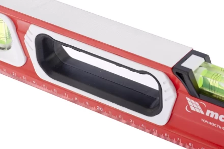 Уровень алюминиевый магнитный 1000 мм с зеркальным глазком MATRIX 2 компонентные рукоятки артикул 34733 купить в Екатеринбурге