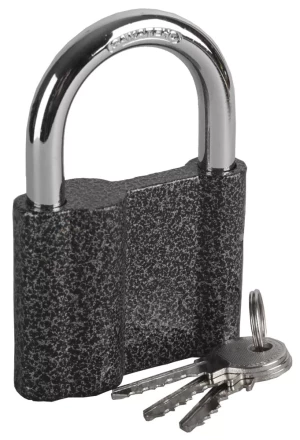 Замок ЗУБР навесной, металлический корпус, закаленная дужка, 70мм 3712-70 купить в Екатеринбурге