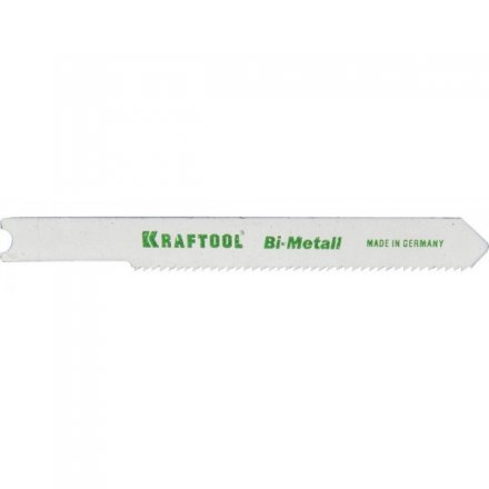 Полотна KRAFTOOL, U118AF, для эл/лобзика, Bi-Metall, по металлу (1,5-2мм), US-хвост., шаг 1,2мм, 55мм, 2шт 159655-1,2 купить в Екатеринбурге