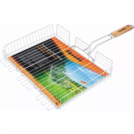 Решетка-гриль 300х400х65 мм объемная хромированная SPARTA 69561 купить в Екатеринбурге