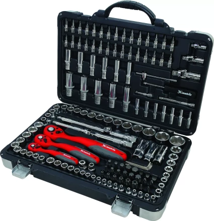 Набор инструмента, 1/4 3/8 1/2 Cr-V S2 усиленный кейс 151 предметов MATRIX PROFESSIONAL 13554 купить в Екатеринбурге