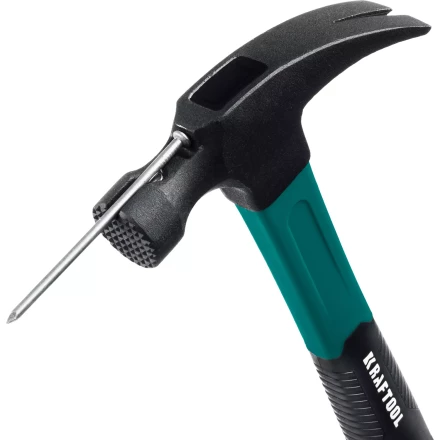 Молоток-гвоздодер с фиберглассовой двухкомпонентной рукояткой 20265-56 купить в Екатеринбурге