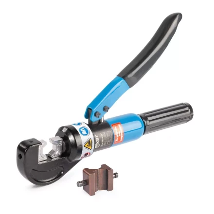 Пресс гидравлический ручной КВТ ПГР-70БР для опрессовки наконечников до 70 мм и резки болтов  до 12 мм (91807) купить в Екатеринбурге