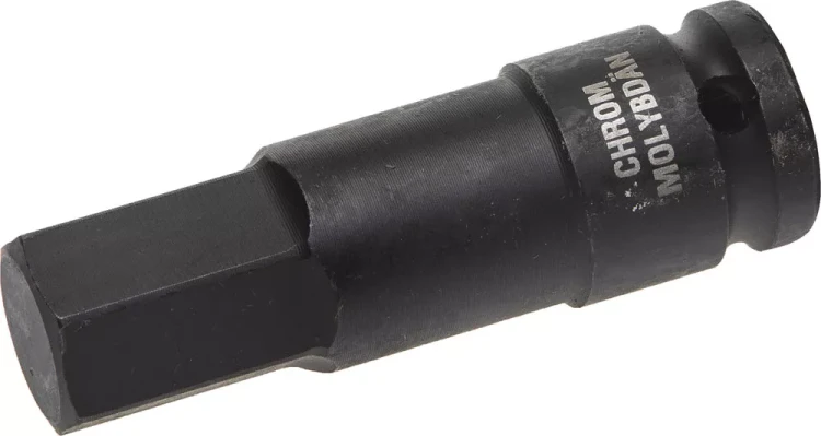 Торцовая головка KRAFTOOL "INDUSTRIE QUALITAT" ударная (1/2"), HEX, Cr-Mo, фосфатированная, H19 27950-19_z01 купить в Екатеринбурге
