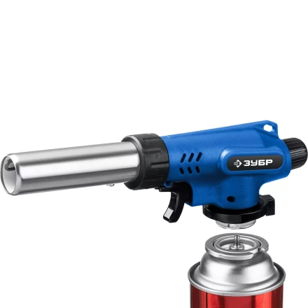 ЗУБР ГП-500, 1300°C, увеличенный выход пламени, газовая горелка с пьезоподжигом на баллон с цанговым соединением, Профессионал (55552) купить в Екатеринбурге