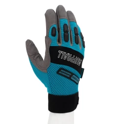 Перчатки универсальные комбинированные, с защитными накладками, STYLISH, размер M (8)// Gross 90318