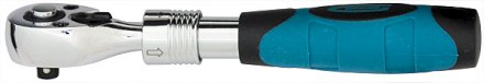 Ключ телескопический трещоточный 1/2&quot;  305-445 мм CrV хромир. 2-х комп. рукоятка  Gross 14070 купить в Екатеринбурге