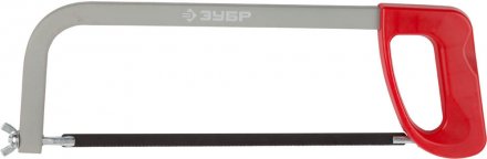 Ножовка по металлу ЗУБР МХ-100, металлическая рамка, пластмассовая ручка, натяжение 60 кг, 300 мм 15761_z01 купить в Екатеринбурге