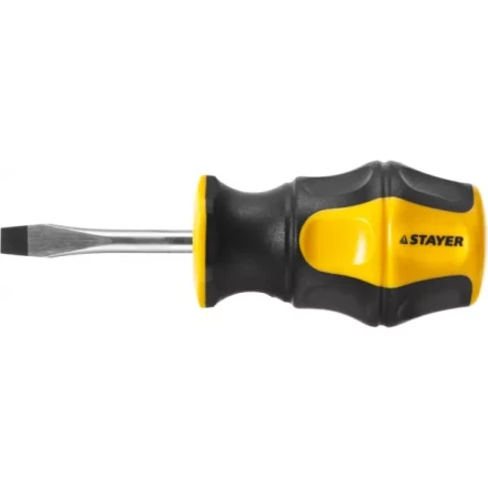 Отвертка STAYER &quot;MASTER&quot; &quot;HERCULES&quot;, Сr-V, противоскользящая рукоятка, SL5,0x38мм 25051-38-5.0_z01 купить в Екатеринбурге