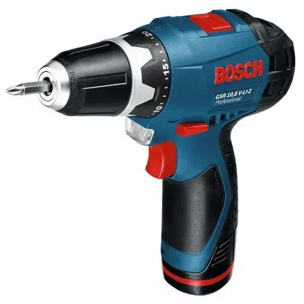 Дрель-шуруповерт аккумуляторная BOSCH GSR 10,8-2-LI (0.601.868.109) в кейсе купить в Екатеринбурге