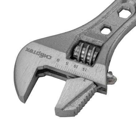 Ключ разводной Сибртех, 150мм, переставная губка, 2-х комп. рукоятка, 15597 купить в Екатеринбурге