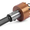 HSS-TiN коронка MESSER  23мм с центр. сверлом и толкающей пружиной для  лист. материала  до 2 мм ц/х купить в Екатеринбурге