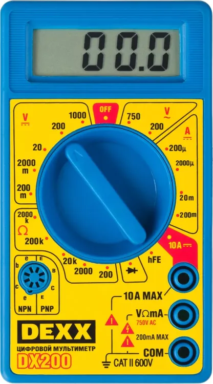 Мультиметр DEXX DX200 цифровой 45300 купить в Екатеринбурге