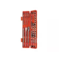 Набор буров по бетону 5-6х110 8-10-12х160 14-16х210 18х300 20х450 мм зубила SDS PLUS  MATRIX 71097 купить в Екатеринбурге