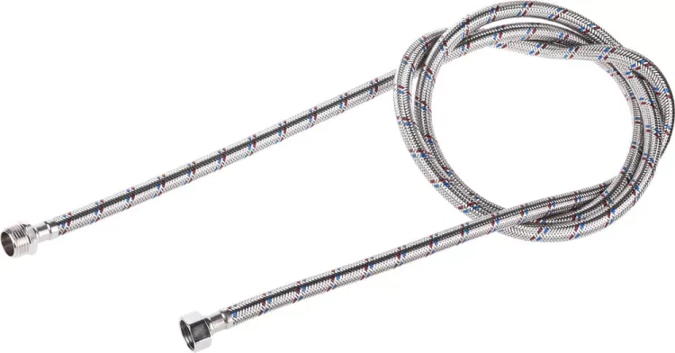 Подводка гибкая STAYER для воды, оплетка из нержавеющей стали, г/ш 1/2" - 2м 51015-G/S-200 купить в Екатеринбурге