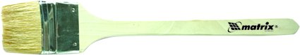 Кисть радиаторная 1,5&quot; натуральная щетина деревянная ручка  MATRIX 83843 купить в Екатеринбурге