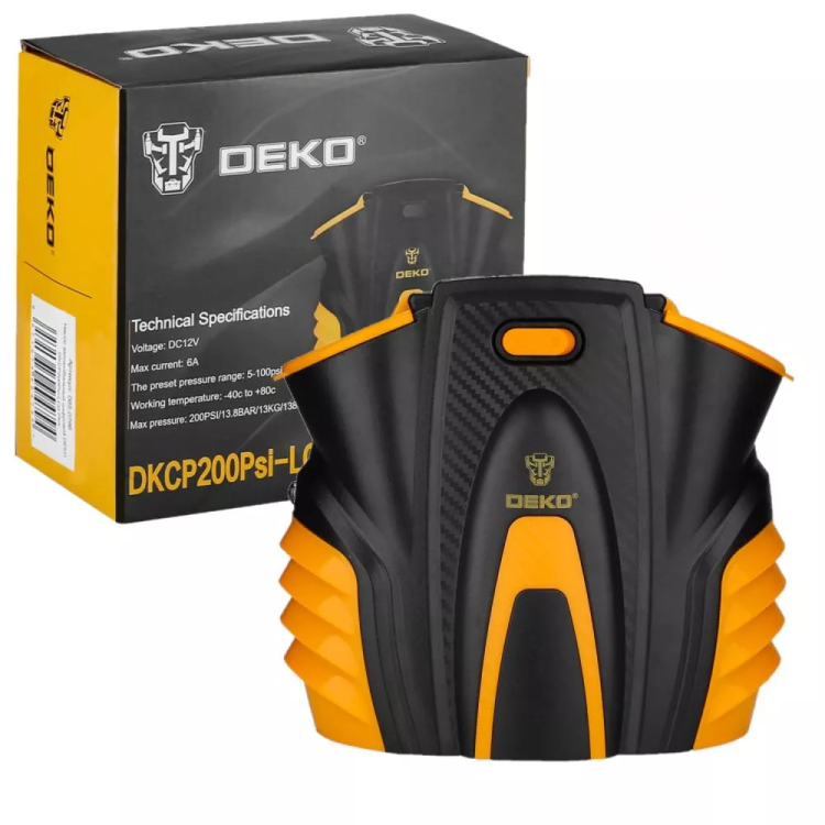 Насос автомобильный цифровой DEKO DKCP200Psi-LCD Plus, 065-0796 купить в Екатеринбурге