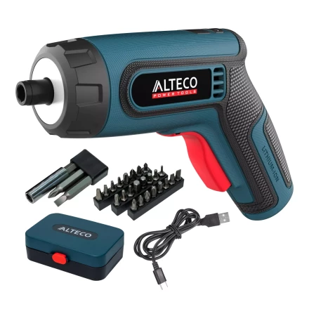 Аккумуляторная отвертка угловая ALTECO CSD 4V 67506 купить в Екатеринбурге