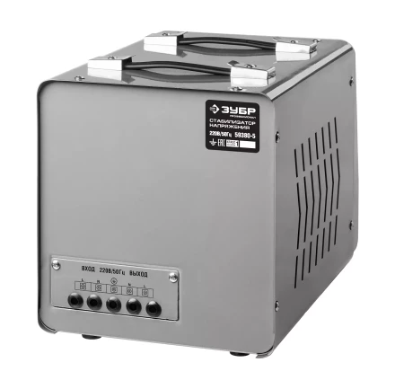 ЗУБР 5000ВА, 5 кВт, автоматический стабилизатор напряжения, Профессионал (59380-5) купить в Екатеринбурге